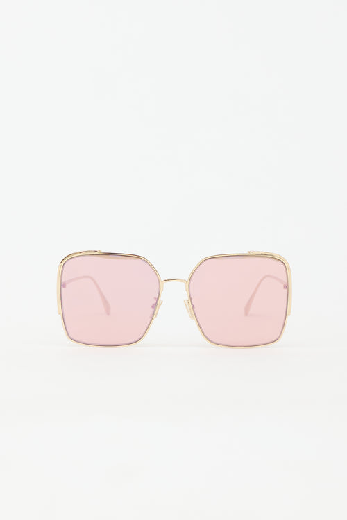 Fendi FE40038U Square Sunglasses
