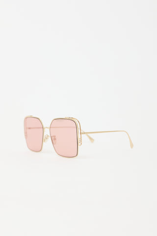 Fendi FE40038U Square Sunglasses