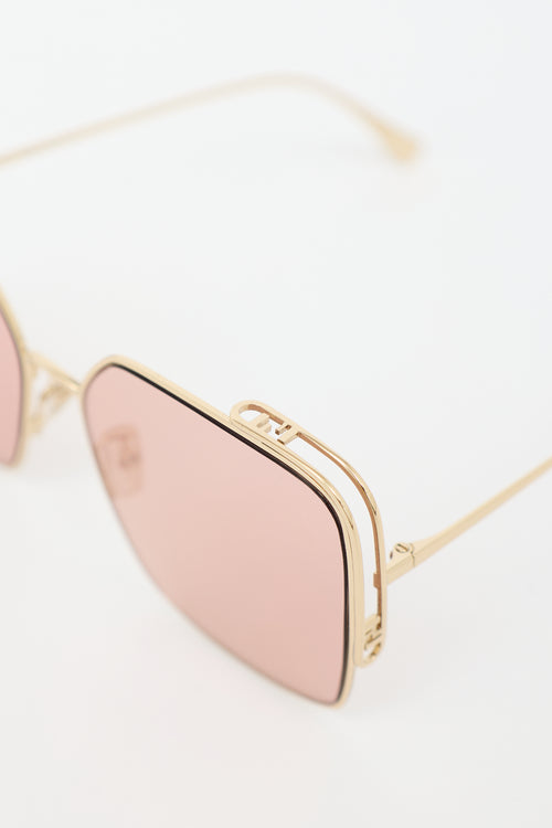 Fendi FE40038U Square Sunglasses