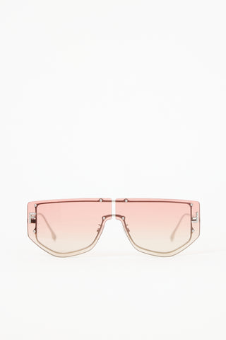Fendi FE400996U Shield Sunglasses