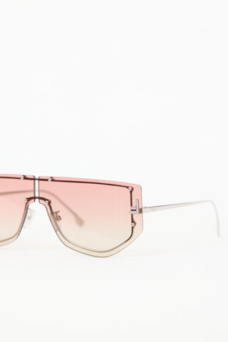 Fendi FE400996U Shield Sunglasses