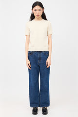 Fendi FF Short Sleeve Sweater
