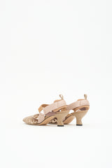 Fendi Colibri FF Slingback Heel