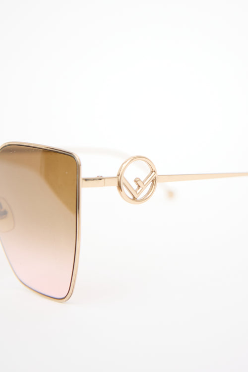 Fendi FF0323S Logo Sunglasses