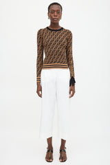 Fendi FF Zucca Intarsia Sweater