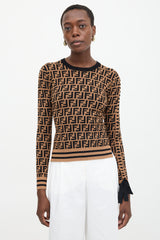 Fendi FF Zucca Intarsia Sweater