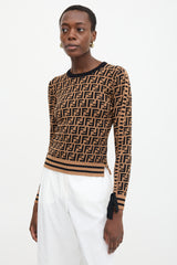 Fendi FF Zucca Intarsia Sweater