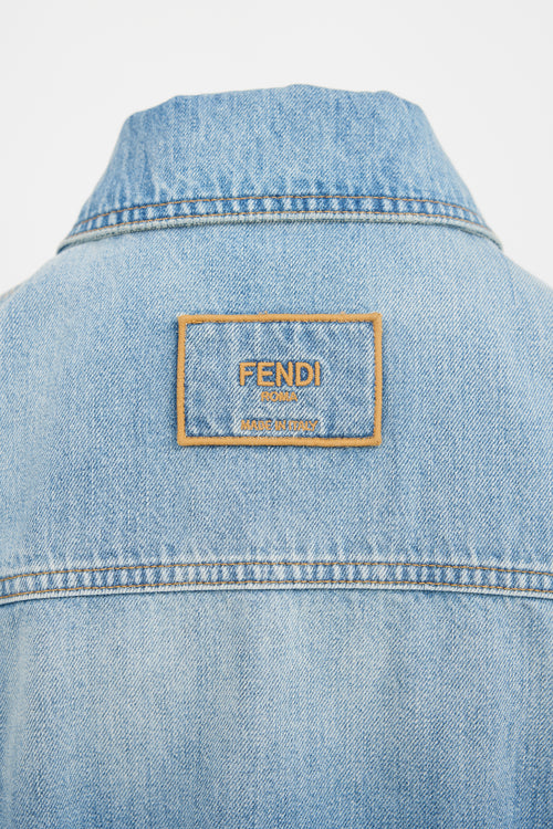 Fendi FF Hardware Denim Jacket