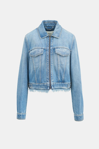 Fendi FF Hardware Denim Jacket