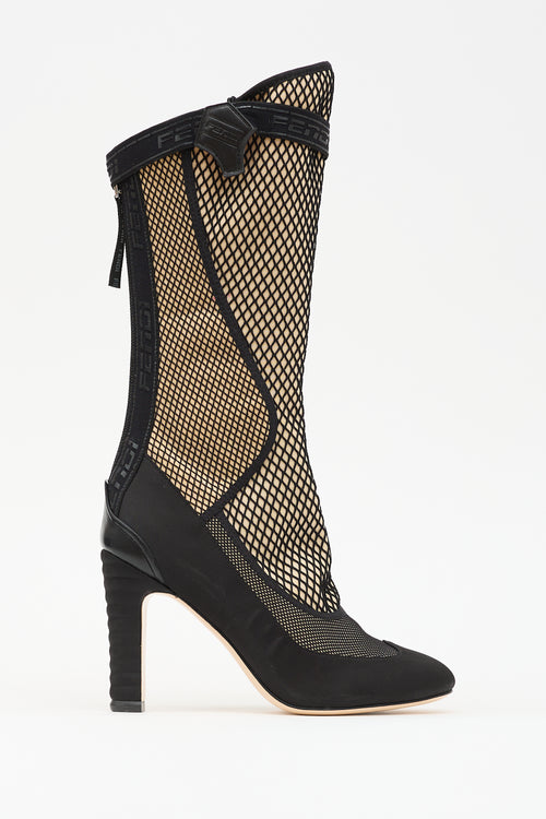 Fendi FW 2020 Color Block Sock Boot