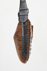 Fendi FW 2002 Wood Panel Oyster Bag