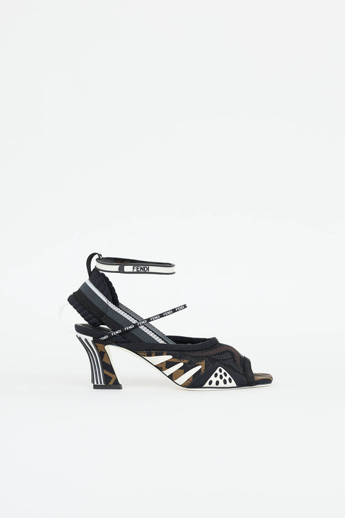 Fendi Technical Mesh FFreedom Heel