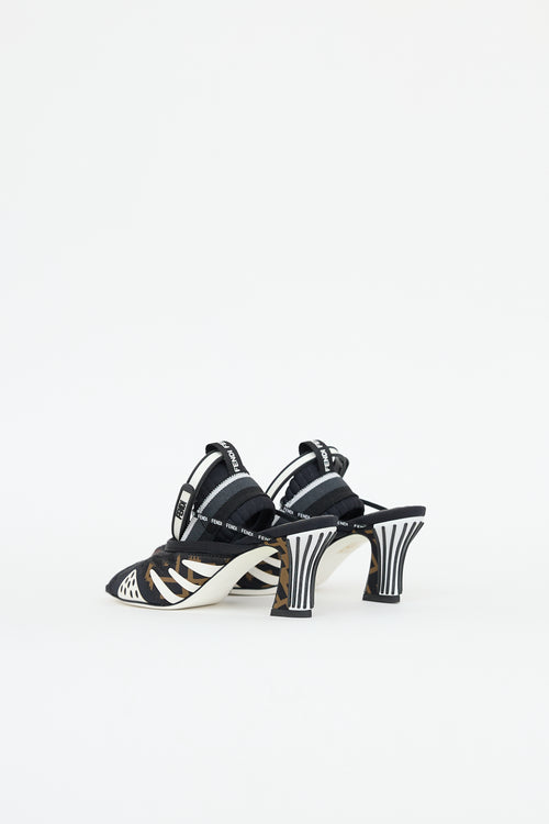Fendi Technical Mesh FFreedom Heel