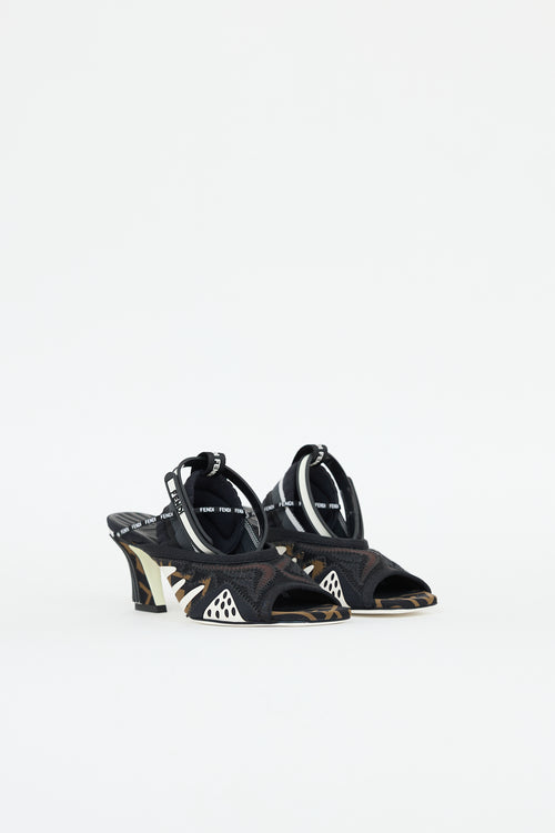 Fendi Technical Mesh FFreedom Heel