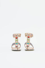 Fendi Studded Gladiator Sandal