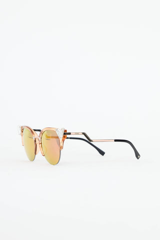 Fendi FF0041/S Round Sunglasses
