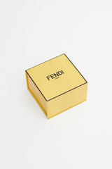 Fendi Logo Drop Earrings