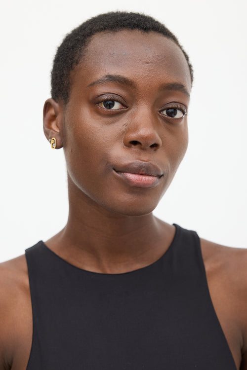 Fendi O'Lock Crystal Single Earring