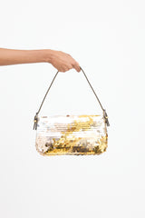 Fendi Gold Re-Edition Baguette Bag
