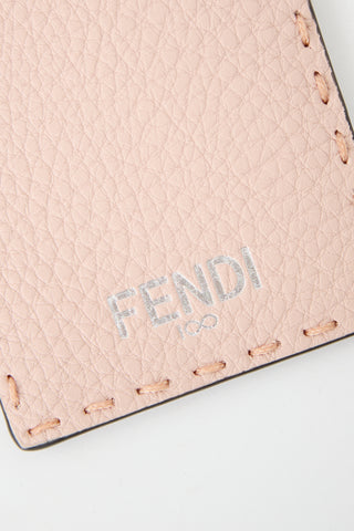 Fendi Grain Leather Card Holder