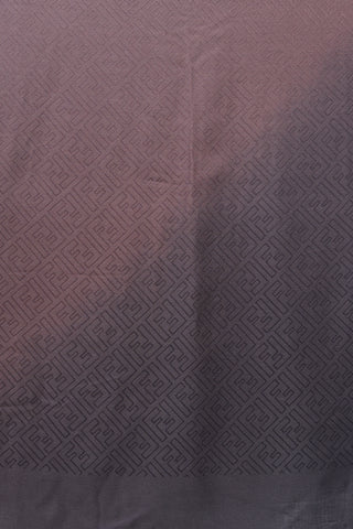 Fendi Grey & Multicolor Ombre Silk Zucca Monogram Shawl