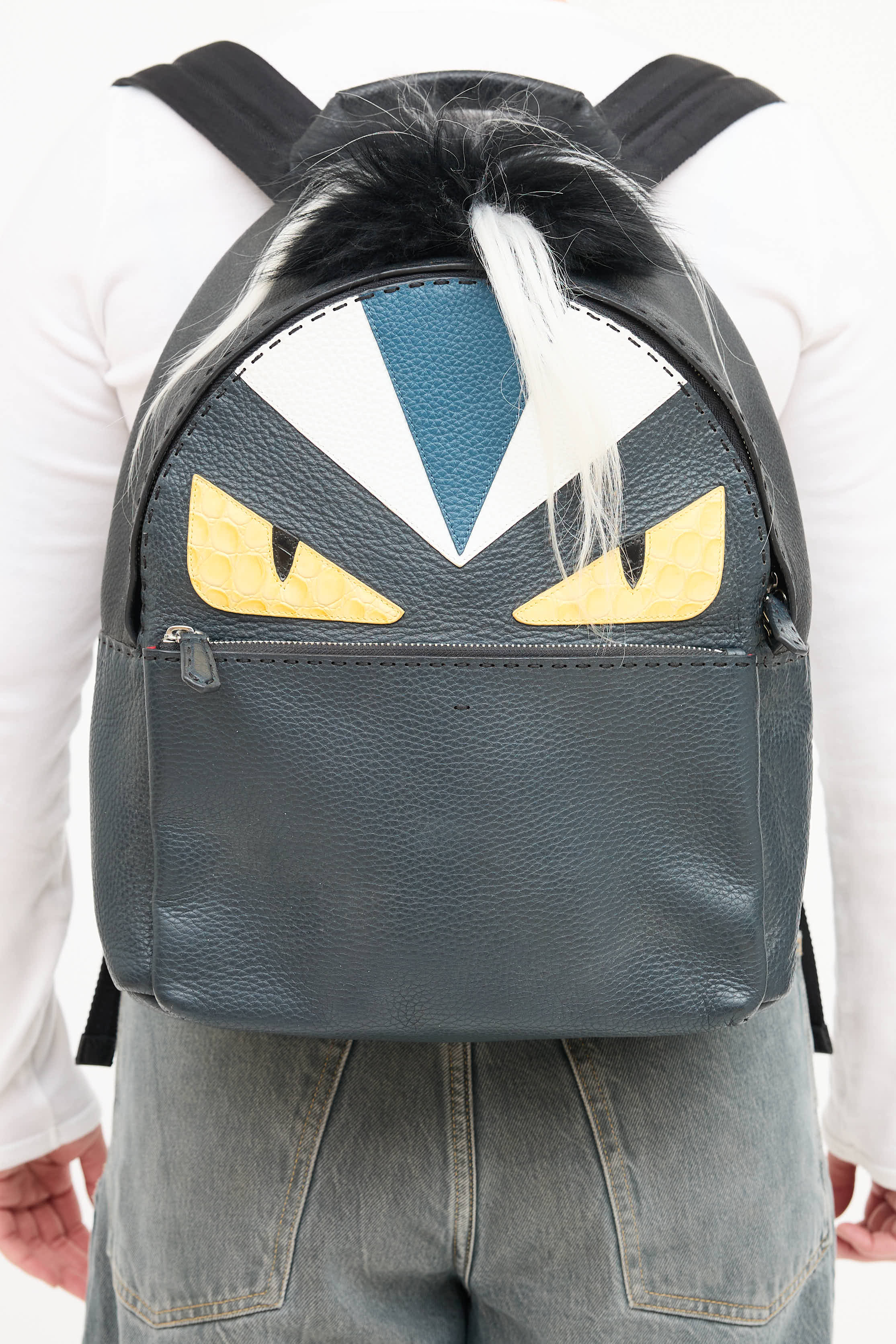 fendi mini backpack monster Fendi // Selleria Monster Backpack – VSP Consignment