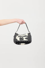 Fendi Wool Knit Baguette Bag