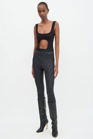 Fendi High Waist FF Legging