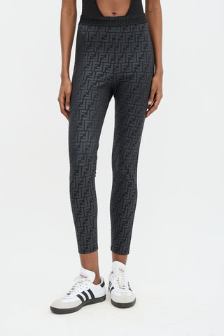 Fendi High Waist FF Legging