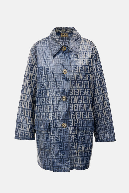 Fendi Jeans Vintage Vinyl FF Coat