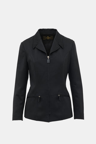 Fendi Jeans Vintage Zip Jacket