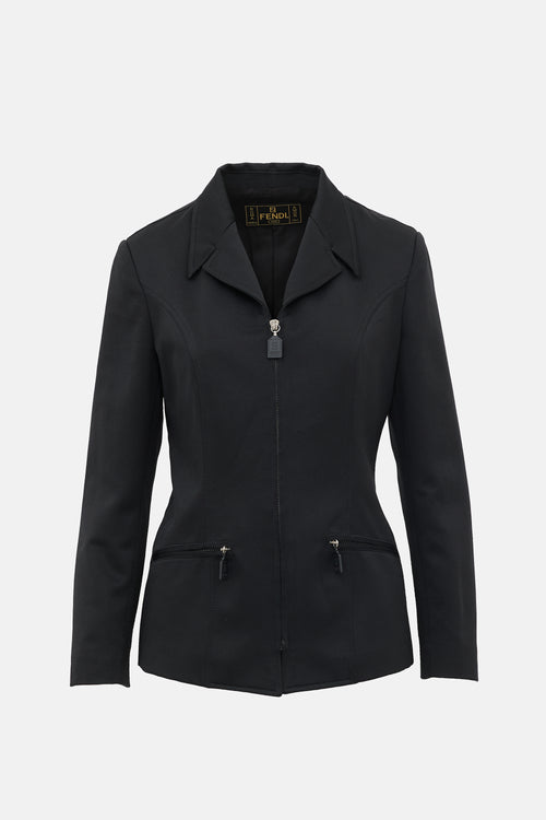 Fendi Jeans Vintage Zip Jacket