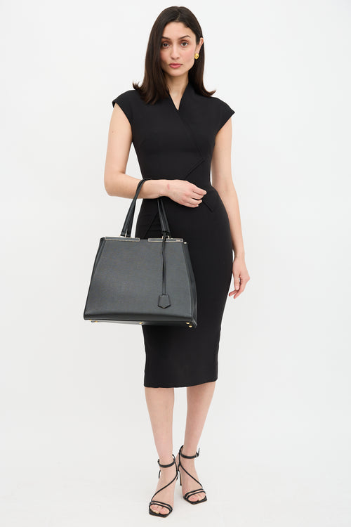 Fendi Leather 2Jours Tote Bag