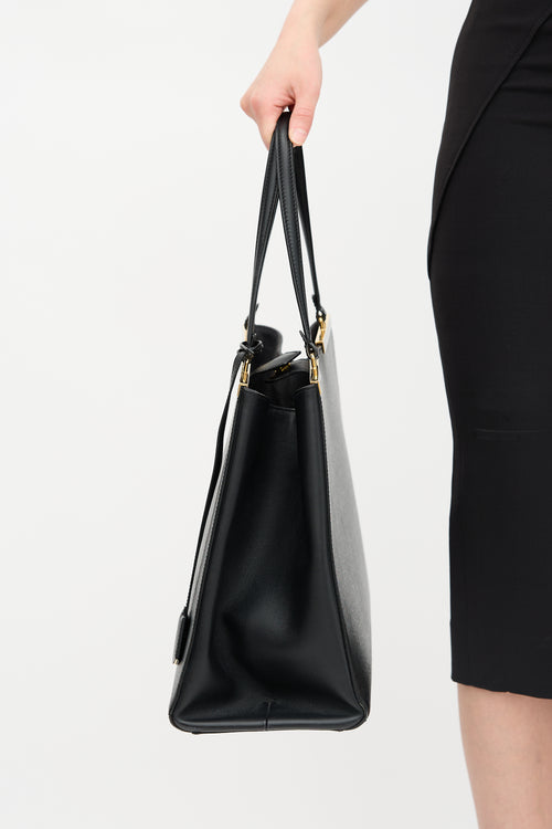 Fendi Leather 2Jours Tote Bag