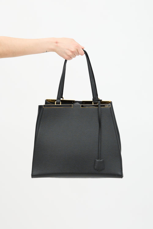 Fendi Leather 2Jours Tote Bag