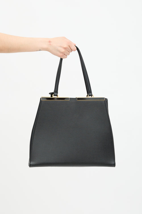 Fendi Leather 2Jours Tote Bag