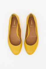 Fendi Leather Ballet Flat