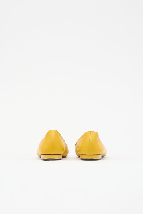 Fendi Leather Ballet Flat