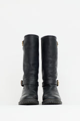 Fendi Leather Biker Boot