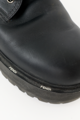 Fendi Leather Freedom Biker Boot