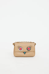 Fendi Leather Monster Crossbody Bag