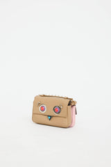 Fendi Leather Monster Crossbody Bag