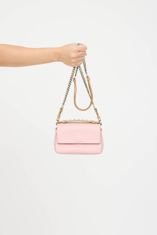 Fendi Leather Monster Crossbody Bag