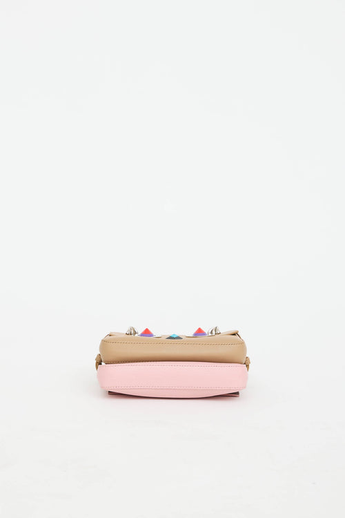 Fendi Leather Monster Crossbody Bag