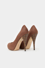 Fendi Leather FF Platform Pump