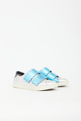 Fendi Leather Scalloped Sneaker