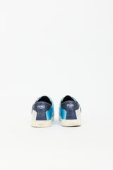 Fendi Leather Scalloped Sneaker