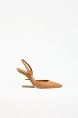 Fendi Leather First Slingback Heel