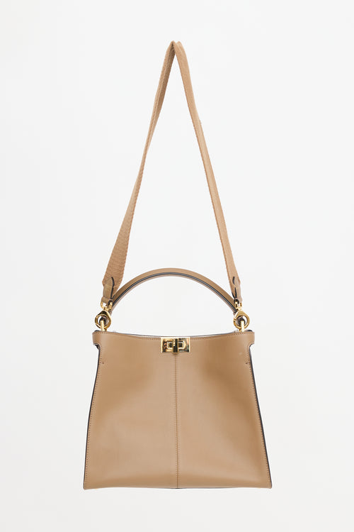 Fendi Leather Medium Peekaboo X-Lite Bag
