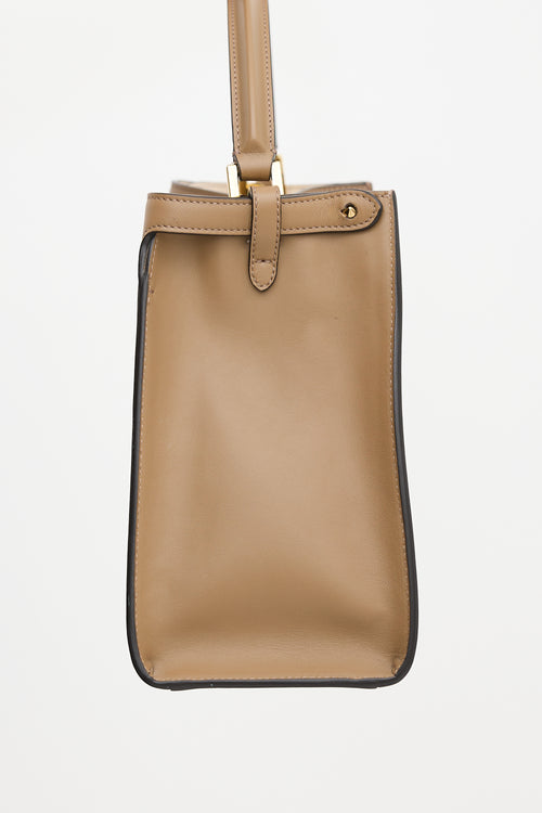 Fendi Leather Medium Peekaboo X-Lite Bag